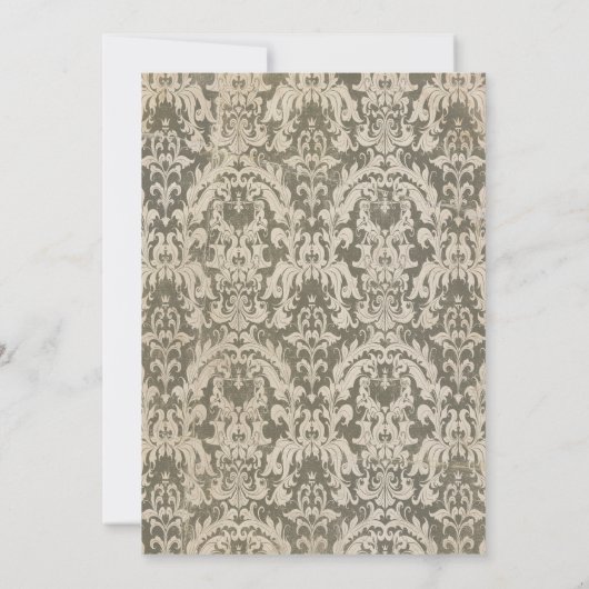 Chandelier Éffrayant Invitation Halloween (Dos)