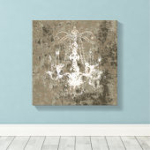 Chandelier Elegance CHANGE COULEUR ~ Toile envelop (Insitu (Plancher de Bois))