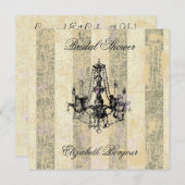 Chandelier Elegance ~ Uitnodiging (Voorkant / Achterkant)