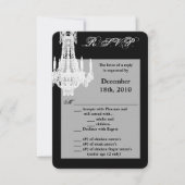 Chandelier en cristal de carte R.S.V.P. 3,5x5 Glit (Devant)