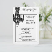 Chandelier en cristal de carte R.S.V.P. 3,5x5 Glit (Debout devant)