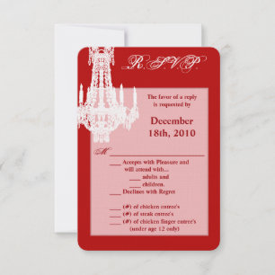 Chandelier en cristal de carte R.S.V.P. 3,5x5 Glit