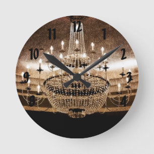 Chandelier en cristal éblouissant Glitz Horloge mu