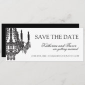 Chandelier Enregistrer le Faire-part de mariage de (Devant / Derrière)