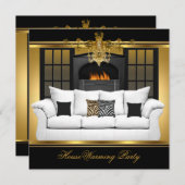 Chandelier Gold Black Kaart (Voorkant / Achterkant)