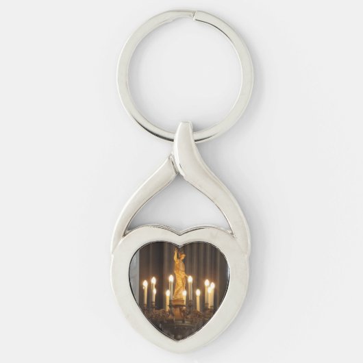 Chandelier Heart Keychain (Voorkant)