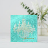 Chandelier, invitations de mariage (Debout devant)