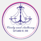 Chandelier Monogramme Sticker (Devant)