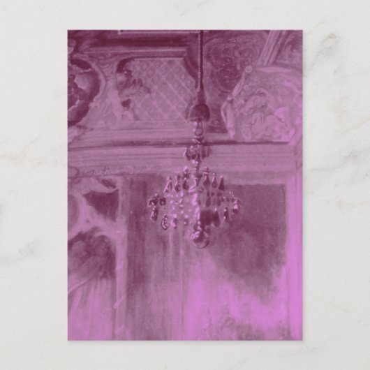 Chandelier Palais ~ Carte postale / Invitation (Devant)