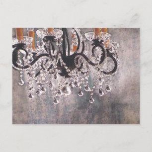 Chandelier Park Avenue ~ Carte postale Art Vintage