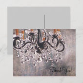 Chandelier Park Avenue ~ Carte postale Art Vintage (Devant / Derrière)