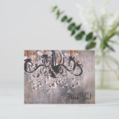 Chandelier Park Avenue ~ Carte postale Art Vintage (Debout devant)