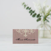 Chandelier Plaisir ~ Carte de visite (Debout devant)