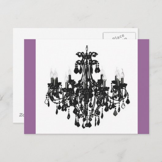 Chandelier Postcards Briefkaart (Voorkant / Achterkant)