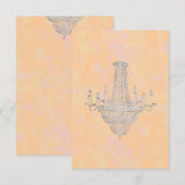 Chandelier Queen Vibes ~ Invitation (Devant / Derrière)