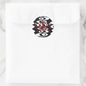 Chandelier rétro ~ Stickers (Sac)