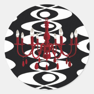Chandelier rétro ~ Stickers