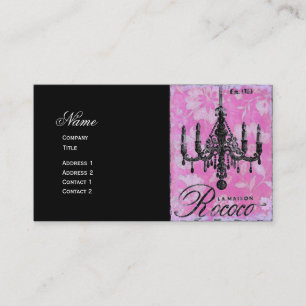 Chandelier Rococo ~ Carte de visite