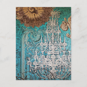 Chandelier Romance ~ Carte postale