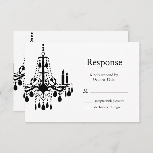 Chandelier RSVP (Devant / Derrière)