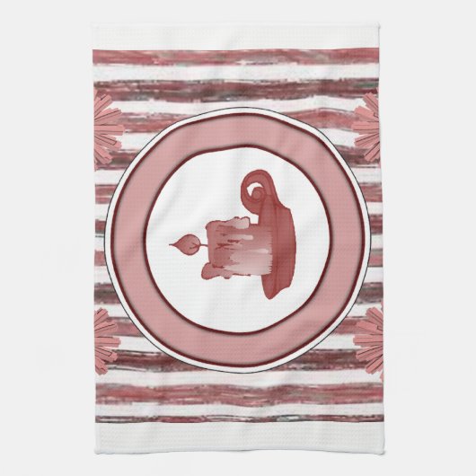 chandelle décapé serviette de cuisine (Vertical)