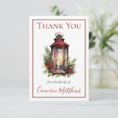 Chandelle Florale d'hiver Merci de deuil Floral (Debout devant)