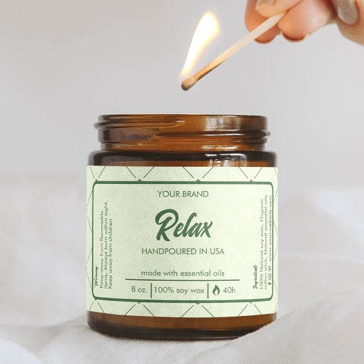 Chandelle modifiable autour du Étiquette dans Retr