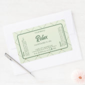 Chandelle modifiable autour du Étiquette dans Retr (Enveloppe)