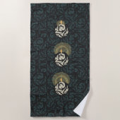 chandelle scroll tapisserie serviette de plage (Devant)