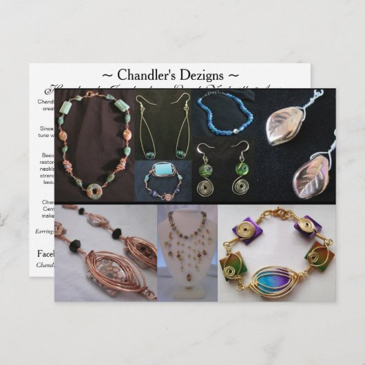 Chandler's Dezigns Briefkaart (Voorkant / Achterkant)