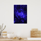 Chandra Blauw (W44) Poster (Keuken)