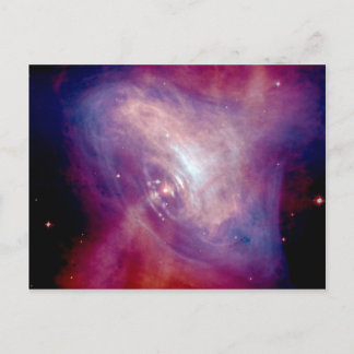 Chandra Crab Nebula NASA Space Briefkaart