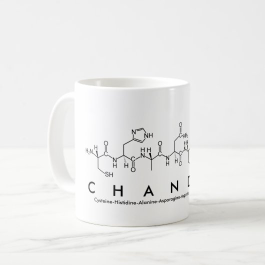 Chandra nom peptide mug (Devant gauche)