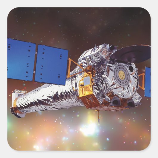 Chandra röntgenobservatorium vierkante sticker (Voorkant)