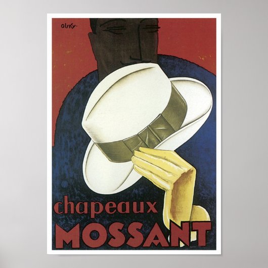 Chaneaux Mossant  Apparel ad Poster (Voorkant)