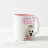 Chanel Mug, 11 oz Mug à café à deux tons (Devant droit)