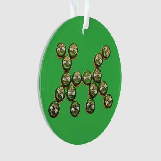 ​🐶 Chang Beer Cap Dog Ornament (voorkant)