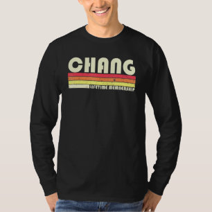 Chang Surname Retro  80-90-jarige Reuni T-shirt