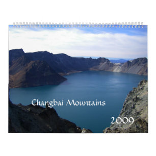 Changbai-bergen, China/reisfoto's Kalender