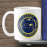 Change ALL Text Add Name Steam Train Engine<br><div class="desc">Add a Name or A Title (eg Grandpa) - Change the Lower Text - (eg Plays Trains) etc,  - See more great Train Mugs in this collection.</div>