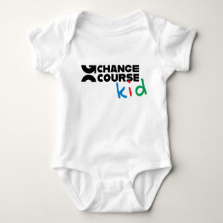 "Change Course Kind" Baby uit één stuk Romper