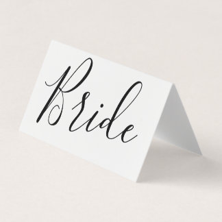 Change Font - Custom Bride Kaart
