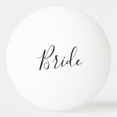Change Font - Custom Bride  Pingpongballen (Voorkant)