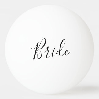 Change Font - Custom Bride  Pingpongballen
