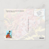 Chang'e, godin van de maan briefkaart (Achterkant)