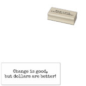 change is good but 	rubberstempel (Gestempeld)