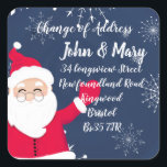 Change of Address Sticker christmas<br><div class="desc">Change of Address label Sticker CHRISTMAS designed by The Arty Apples Limited</div>