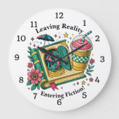 Change Text, Leaving Reality Entering Fiction      Grote Klok (Voorkant)