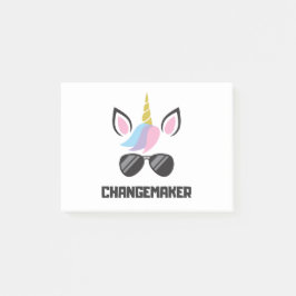 Changemaker Unicorn Post-it® Notes