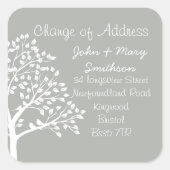 Changement d'adresse autocollant (Devant)